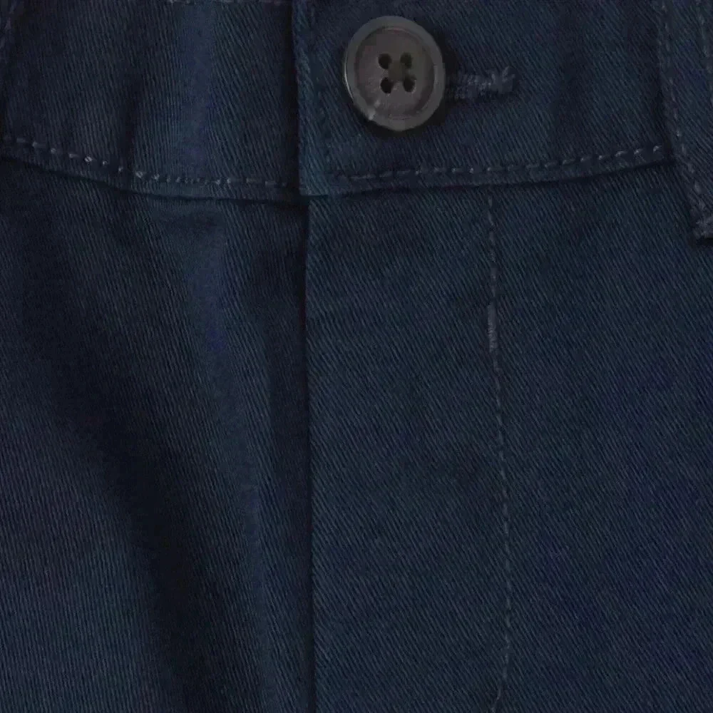 Toddler Boys Uniform Stretch Straight Chino Pants - New Navy
